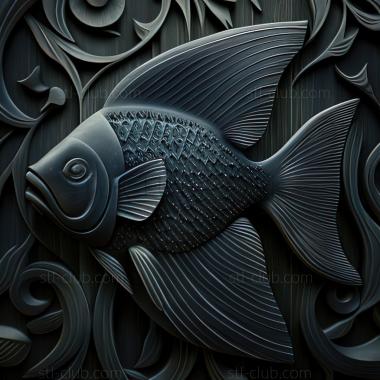 3D model st Black mar fish (STL)